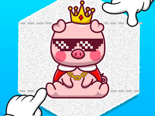 Niedliches Faltendes Papier