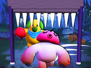 Halloween Monster �berqueren Stra�e