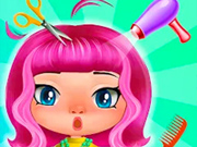 Schönheitssalon Mädchen Frisuren