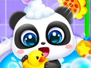 Baby Panda Junge Pflege